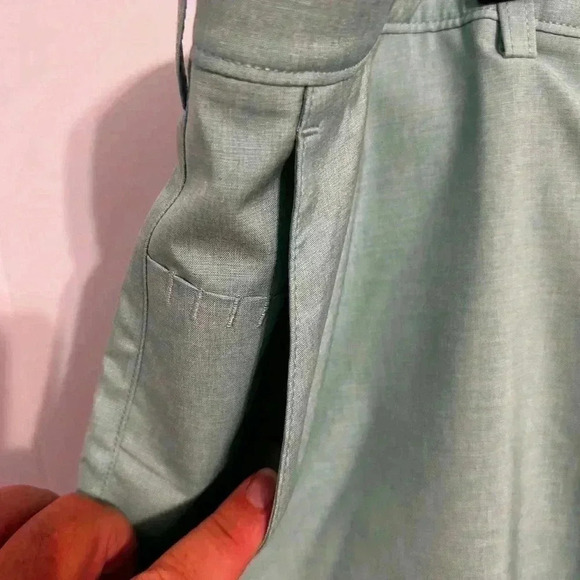 Men’s Size 42 PGA Tour Stretch elasticsa Shorts NWT. Aqua green color. - Picture 5 of 9